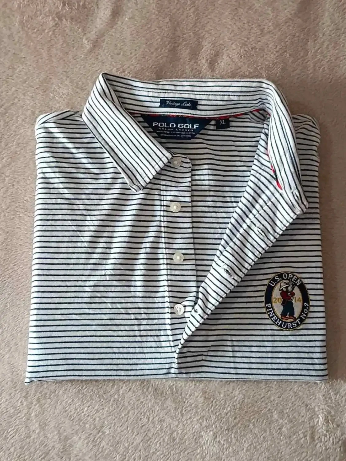 Ralph Lauren U.S. Open Vintage Lisle Golf Polo Size XL – photo 11